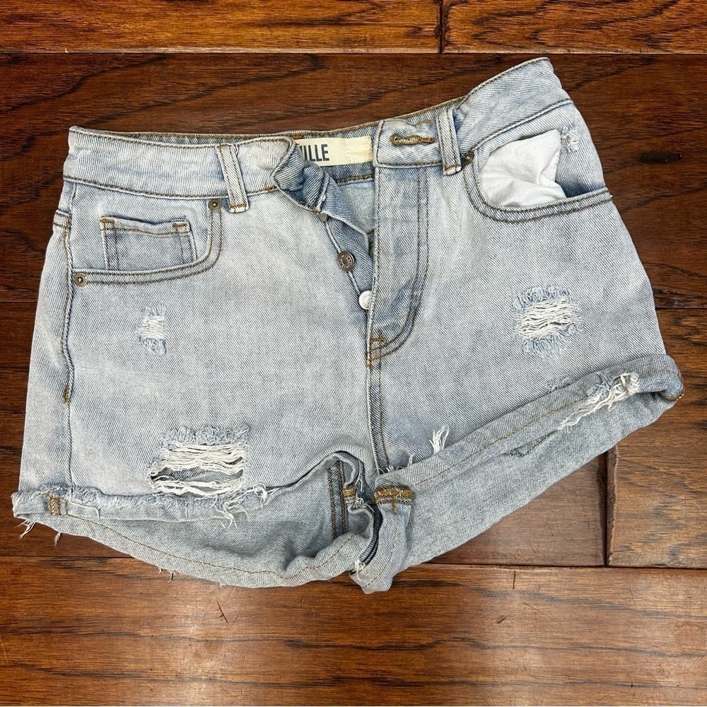 Brandy Melville button fly‎ short shorts